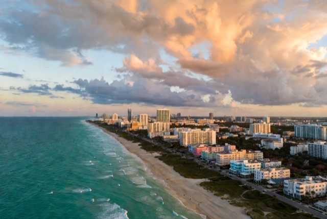 Miami from the air