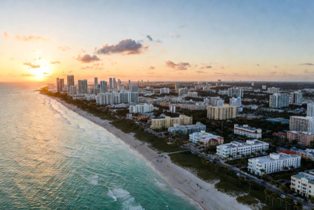 Miami from the air