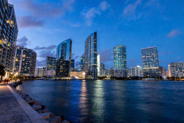 Brickell at night